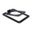 Desktop Speaker Stand Metal Tilt Bracket Black 2