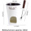 Chocolate Fondue Mug Ceramic 1 Piece 2