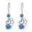 Women's mouse-shaped rhinestone alloy hook earrings 8
