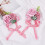 Rose Wrist Corsage Purple 2 Pack 7