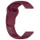 Silicone Watch Band Sweat-Resistant Solid Color 20mm 4