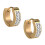 Ear Studs Punk Style Titanium Steel Round 1 Pair 8