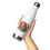 Stainless Steel Water Bottle Pie Lover Design White 5