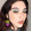Earrings mysterious night design pair 5