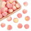 Mini Artificial Peach Foam Fruit for Floral Arrangements 30 8