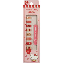 The Crme Shop x Hello Kitty Süßglasur Press-On Nägel, Mandelform, 24 Nägel Set mit Kleber und Werkzeugen (Süßglasur)