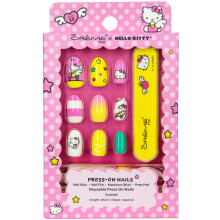 The Crme Shop x Hello Kitty Wings Kollektion Press On Nägel, 24 Nägel Set, 12 Größen (Sunset Wing)