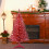 4 ft white artificial Christmas tree with 50 lights 8
