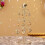Mini white cedar Christmas tree desktop decor 2
