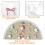 Christmas Tree Skirt 36 Inch Rustic Holiday Decor 6