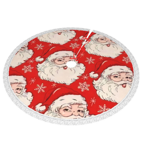 Christmas Tree Skirt 36 Inch Rustic Holiday Decor 1