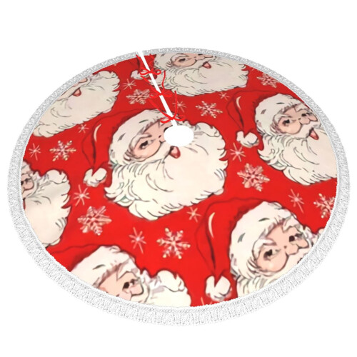 Christmas Tree Skirt 36 Inch Rustic Holiday Decor 2