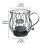 Coffee Pod Storage Rack Mug Shape 12 Pods 4