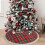 Christmas tree skirt plaid 48 inch 7