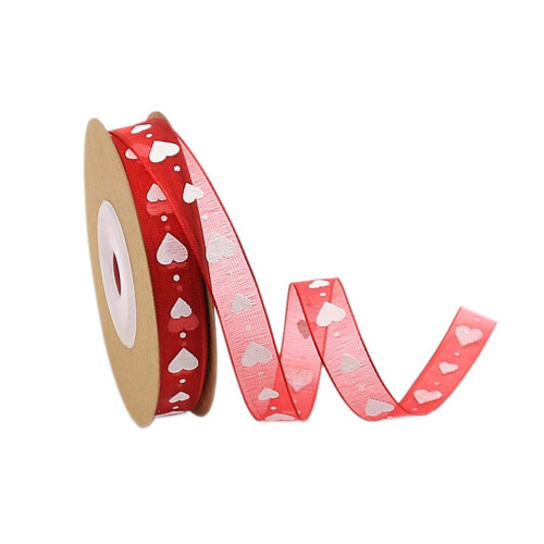 Red silk gift wrapping rope for Valentine's Day and 2