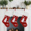 Red Linen Gift Bag with Lights 18 Inch 2 pcs 6
