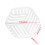 Kitchen Sink Draining Rack Basket White Plastic 8.6 Inch 4