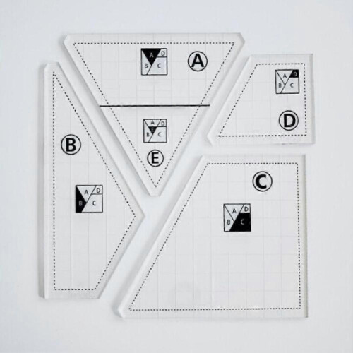 (Fourpiece set) Template Fabric Projects Precise Innovative Convenient Sewing Accessories