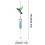 Christmas tree wind chime bells home decor set 5