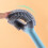 Silicone Toilet Brush with Wall Mount, 1 Piece 7