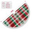 Christmas tree skirt plaid 48 inch 5