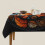 Halloween Pumpkin Tablecloth White Square 5