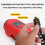 Electric Bicycle Horn with Headlight, Silicone, 1 Pack 6