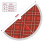 Christmas tree skirt plaid 36 inch 5