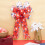American Flag Burlap Wreath Bow Set 2 pcs 4