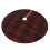 Christmas Tree Skirt Plaid 48 Inch Thick Rustic Decor 2
