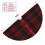 Christmas Tree Skirt Plaid 48 Inch Thick Rustic Decor 5