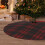 Christmas Tree Skirt Plaid 48 Inch Thick Rustic Decor 8