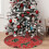 Christmas Tree Skirt Plaid 36 Inch Thick Rustic Holiday 7