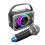 Jacenvly LED Bluetooth speaker with mic, 1800mAh 3