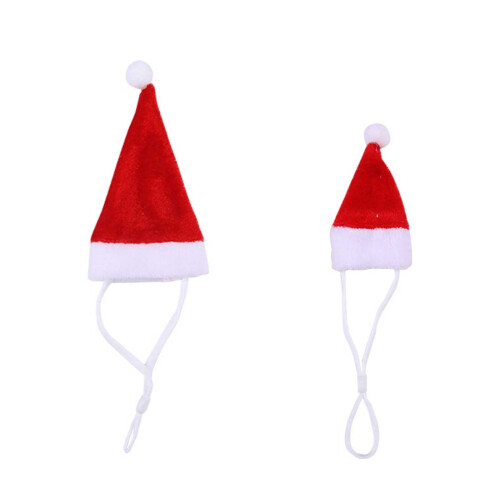 Christmas hamster hat and scarf set for small pets 2