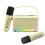 Jacenvly portable karaoke speaker with 2 mics, Bluetooth 3