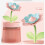 Mini humidifier 260ml portable with flower design 2