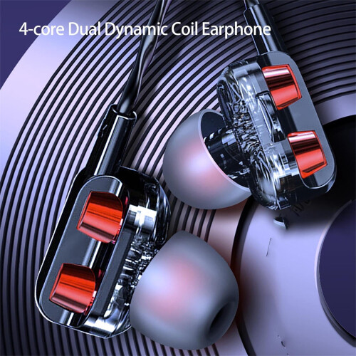 In-ear wired earphones with microphone, 3.5mm 2