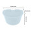 Bird Sand Cup Thickened Health Semicircular Trough 2 pcs 3