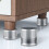 Conjunto de 4 Elevadores Ajustáveis para Cama e Cadeira, Resistentes, para Móveis, Sofá e Mesa, com Base Protetora Antiderrapante -2 2