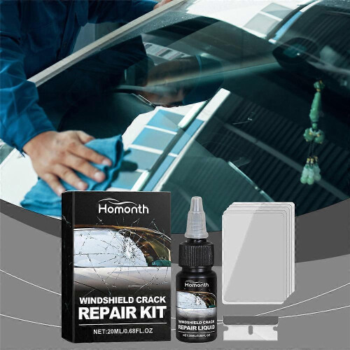 Upgrade Windshield Crack Repair Kit, 2024 New Windshield Repair Kit for Chips 1