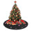 Christmas Tree Skirt Colorful Dot Glitter Pattern 36 inch 6