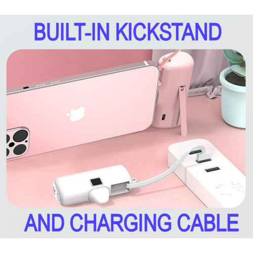 Portable Charger for iPhone AirPods Android USB-C Lightning 2