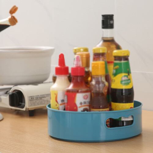 Plastic 360 Rotating Turntable Organizer for Kitchen 1