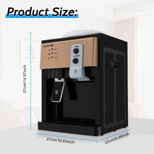 Electric Water Cooler Dispenser Top-Loading Hot and Cold 5 2
