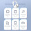 Jacenvly Wireless Bluetooth Earphones Macaron Foldable with 6