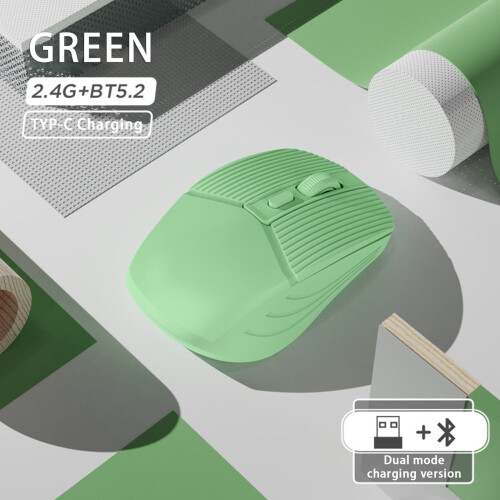 Jacenvly Wireless 2.4G Silent Mouse Rechargeable 1