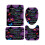 Polyester shower curtain set Valentine's Day 4-piece 2