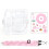 Instax Mini SE camera storage case with strap and sticker 4