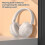 Jacenvly Bluetooth 5.3 headset with mic and noise 4